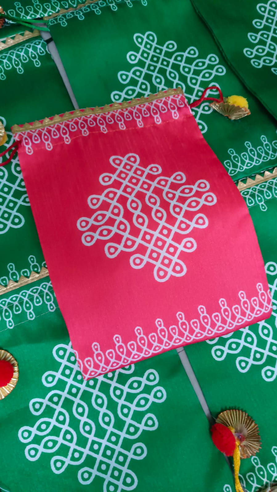 Kolam Potli Pink